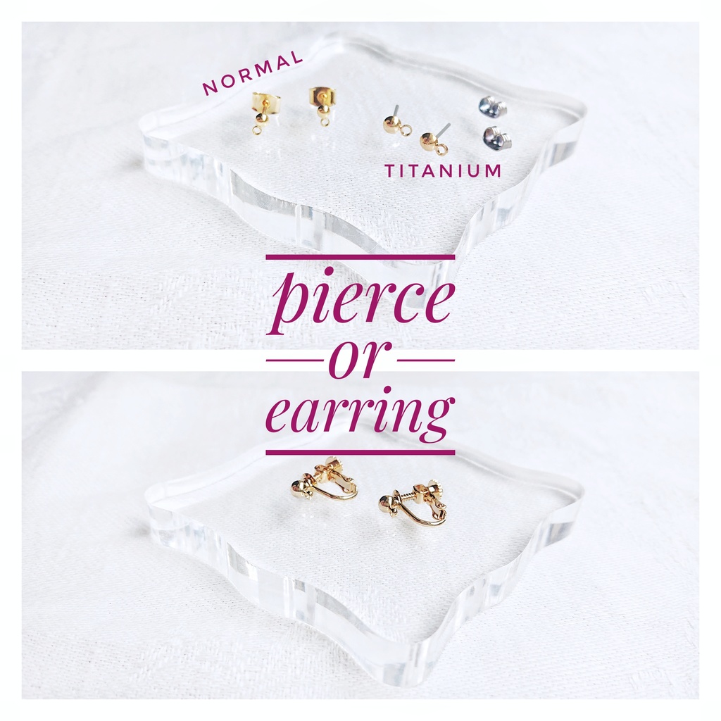 加州清光イメージイヤーアクセサリー【※金具を必ず1つ選択してください】