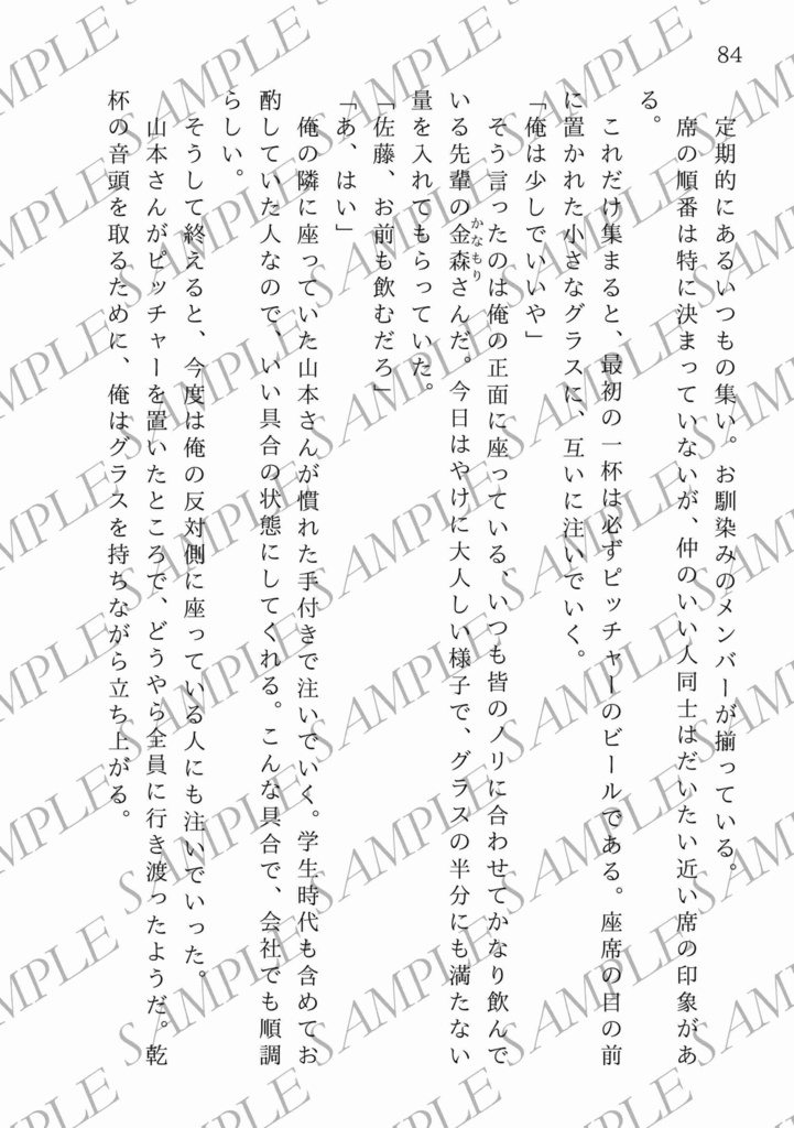 【一次創作BL】酒と談話