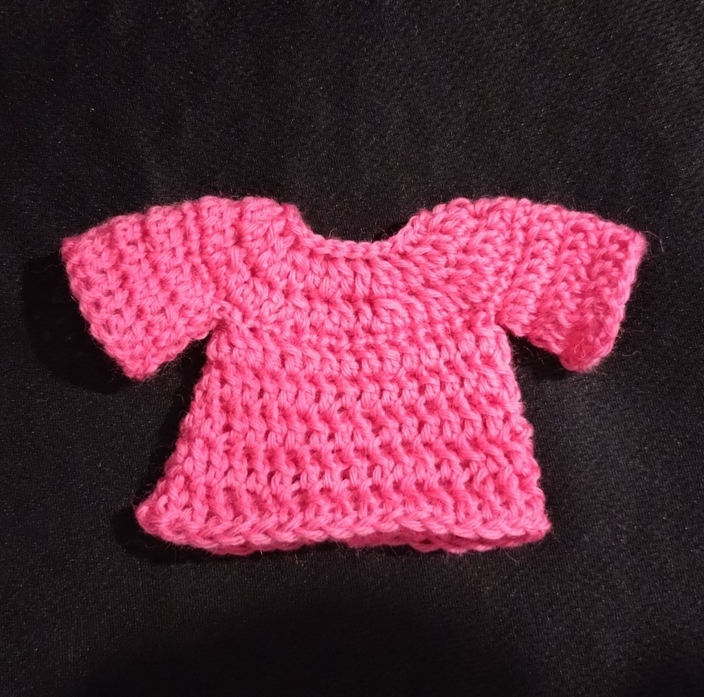 【一次創作手芸】ぬいセーターピンク