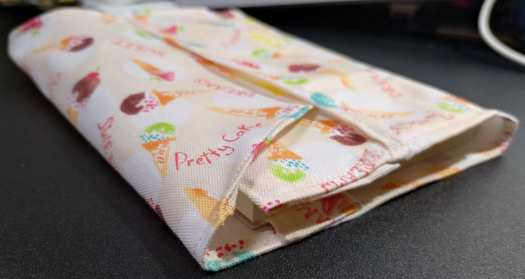 【一次創作手芸】小口が隠れる文庫本カバー