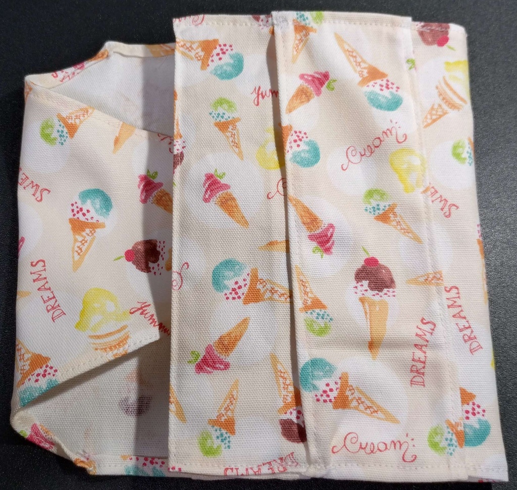 【一次創作手芸】小口が隠れる文庫本カバー