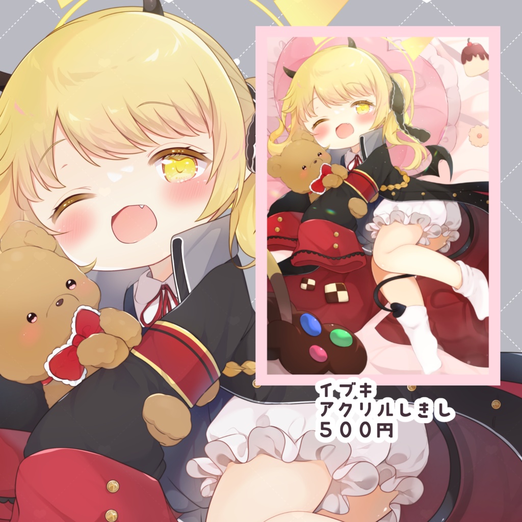 イブキちゃんアクリル色紙