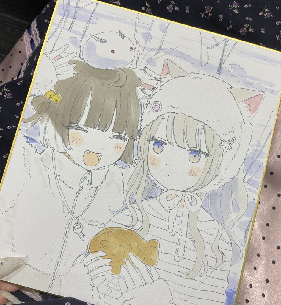 色紙 もこもこver.
