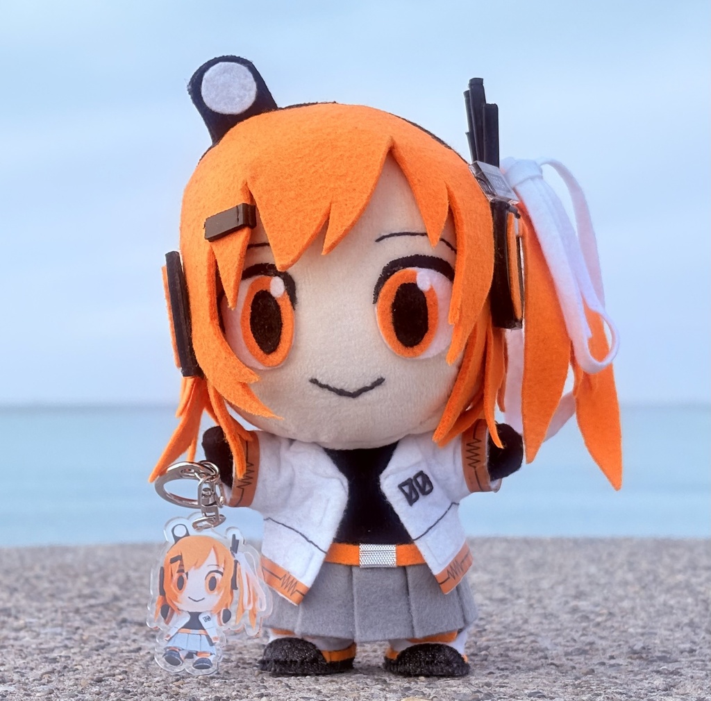 足立レイお手製ぬいアクリルキーホルダー(高さ4.5cm)