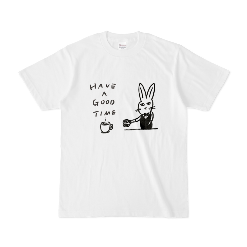 Tシャツ／カフェdeウサギ HAVE A GOOD TIME - uchidaya - BOOTH