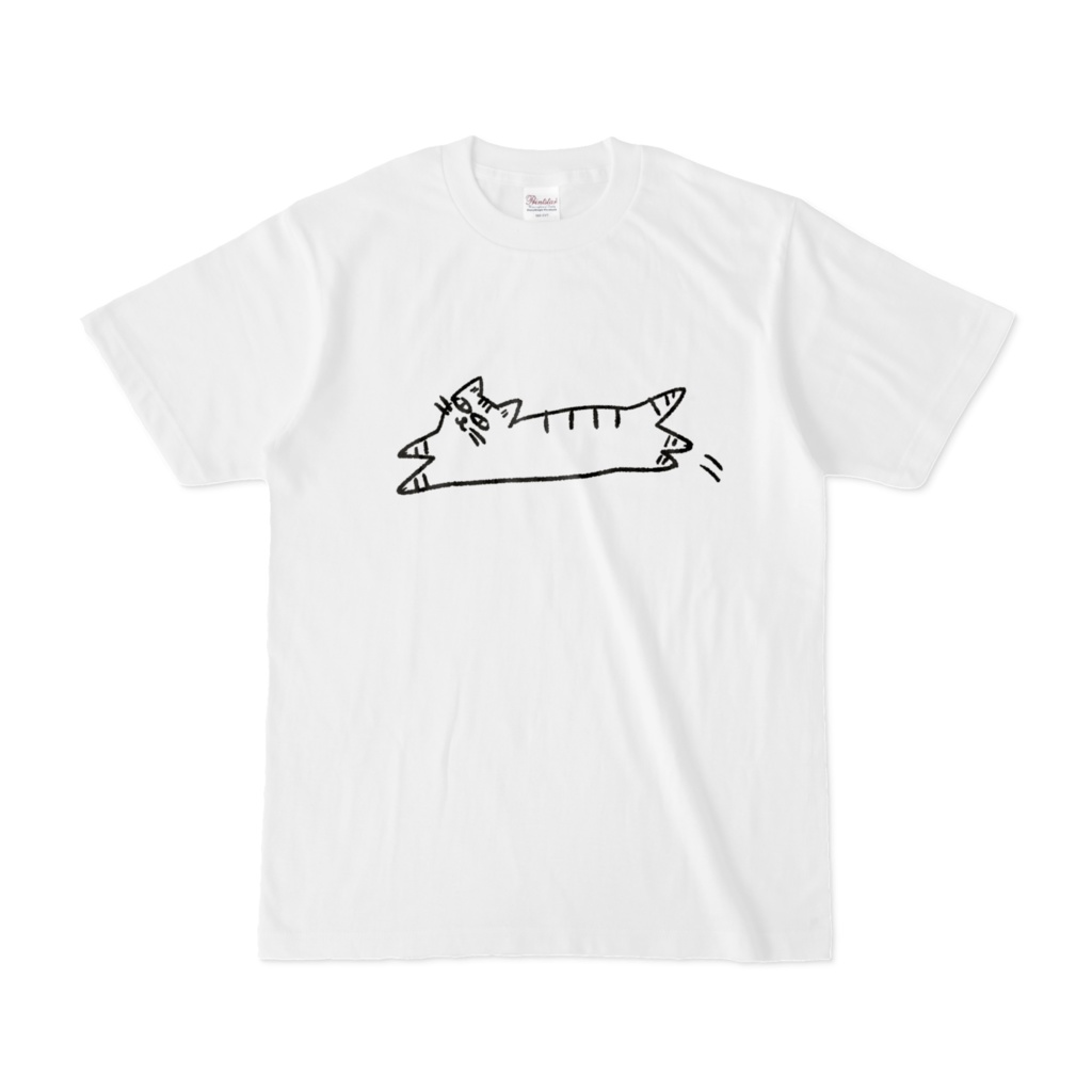 Tシャツ／catch me if you can トラ猫