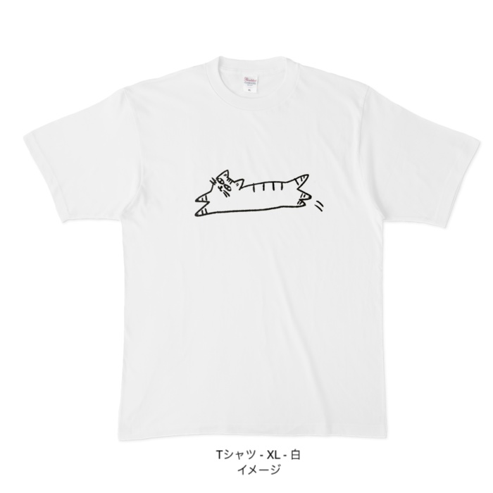 Tシャツ/catch me if you can トラ猫