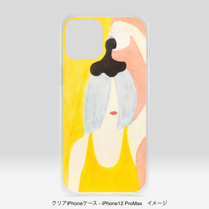 クリアiPhoneケース/頭からコーヒーでもかけてしまいたい