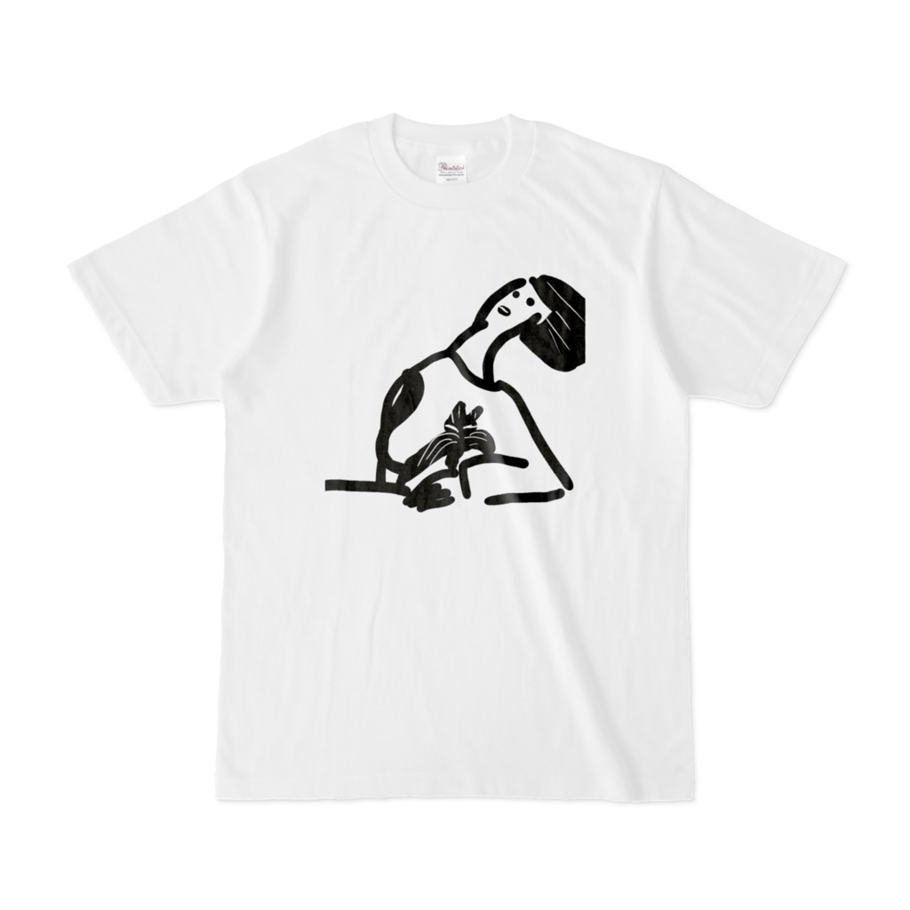 Tシャツ/猫とわたし