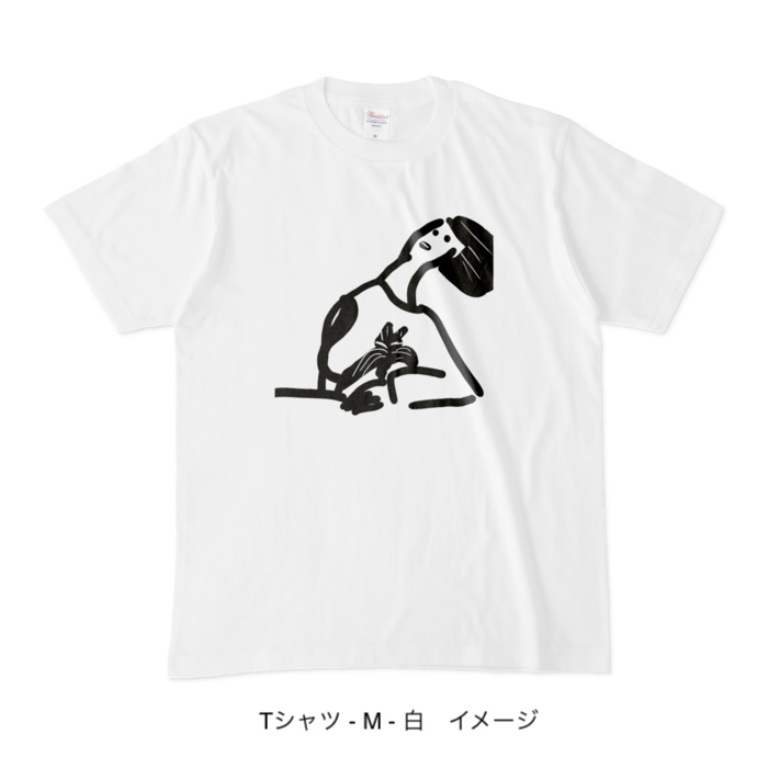 Tシャツ/猫とわたし