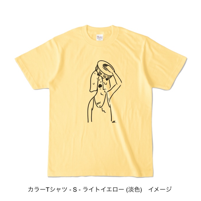 カラーTシャツ/淡色カラー/頭からケーキかぶってしまいたい