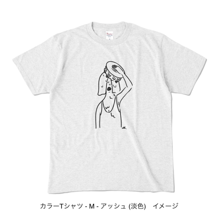 カラーTシャツ/淡色カラー/頭からケーキかぶってしまいたい