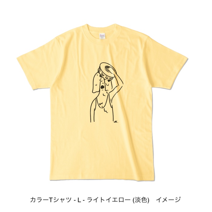 カラーTシャツ/淡色カラー/頭からケーキかぶってしまいたい