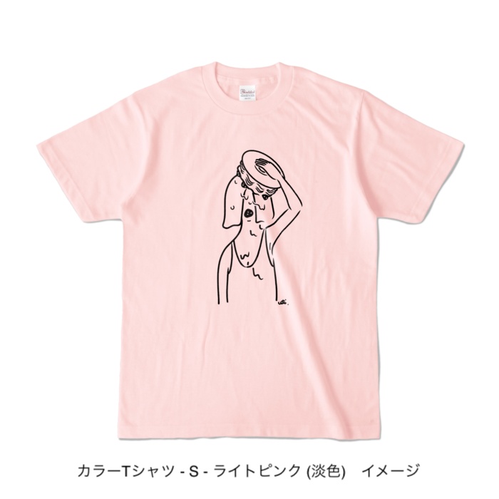 カラーTシャツ/淡色カラー/頭からケーキかぶってしまいたい