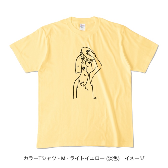 カラーTシャツ/淡色カラー/頭からケーキかぶってしまいたい