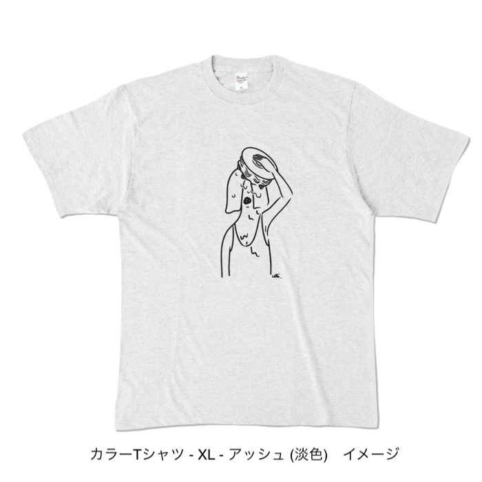 カラーTシャツ/淡色カラー/頭からケーキかぶってしまいたい