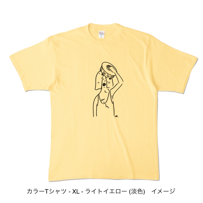 カラーTシャツ/淡色カラー/頭からケーキかぶってしまいたい