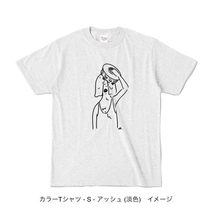 カラーTシャツ/淡色カラー/頭からケーキかぶってしまいたい