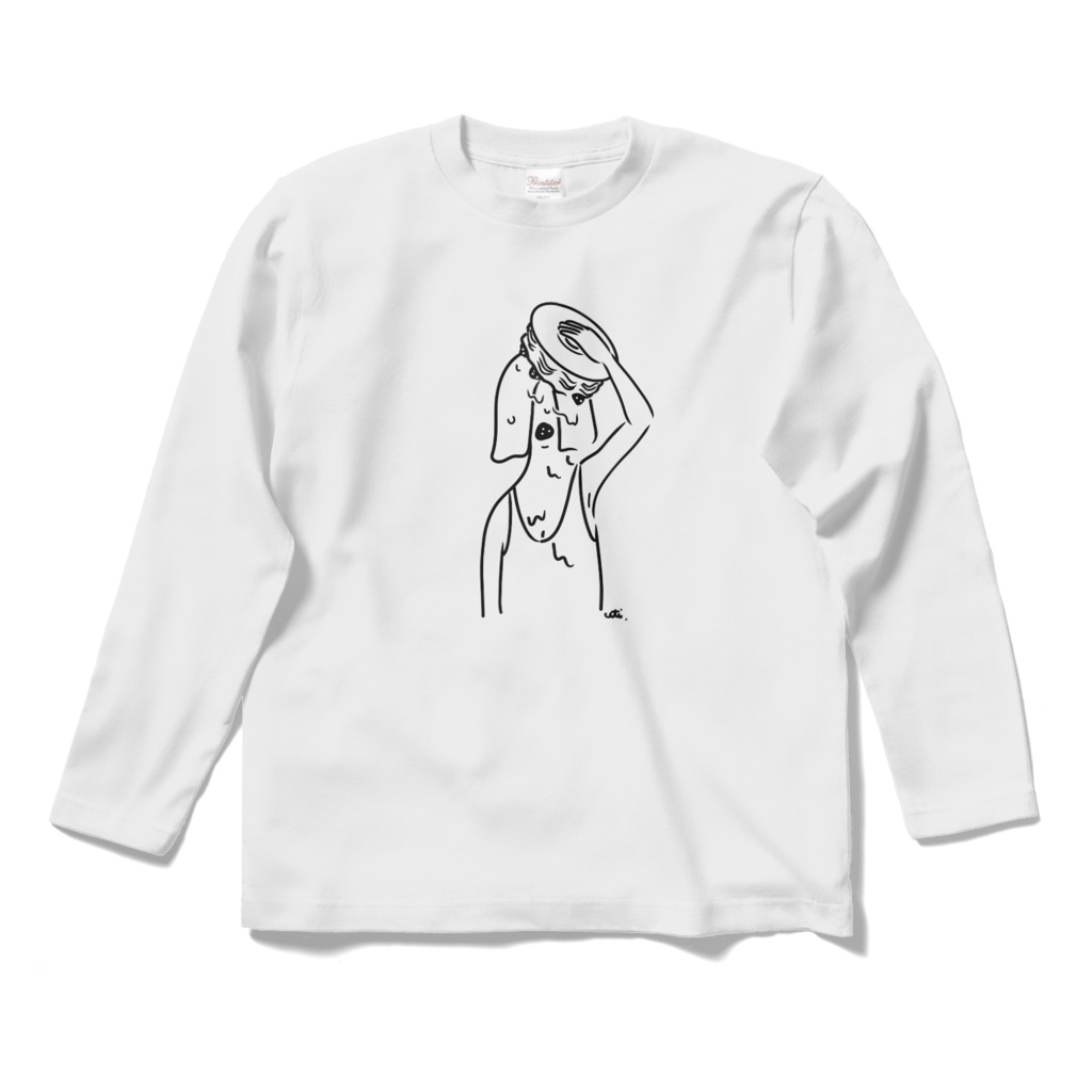 ロングスリーブTシャツ/淡色カラー/頭からケーキかぶってしまいたい