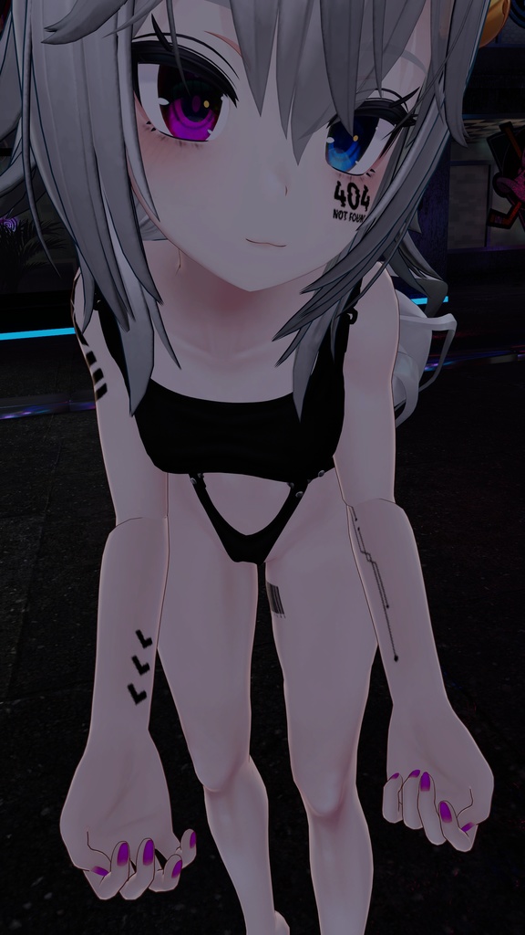 Rindo Cyber Tattoos Body and Face textures