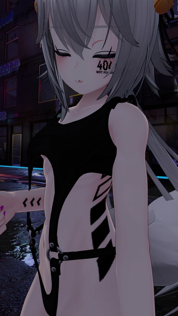 Rindo Cyber Tattoos Body and Face textures