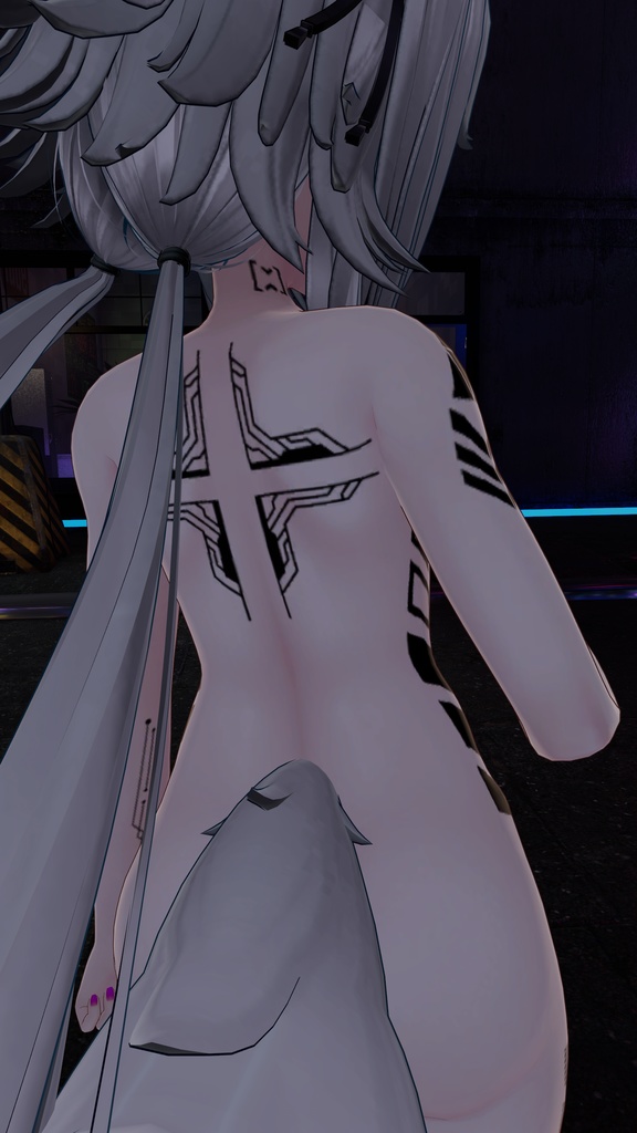 Rindo Cyber Tattoos Body and Face textures