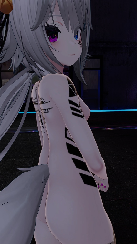 Rindo Cyber Tattoos Body and Face textures