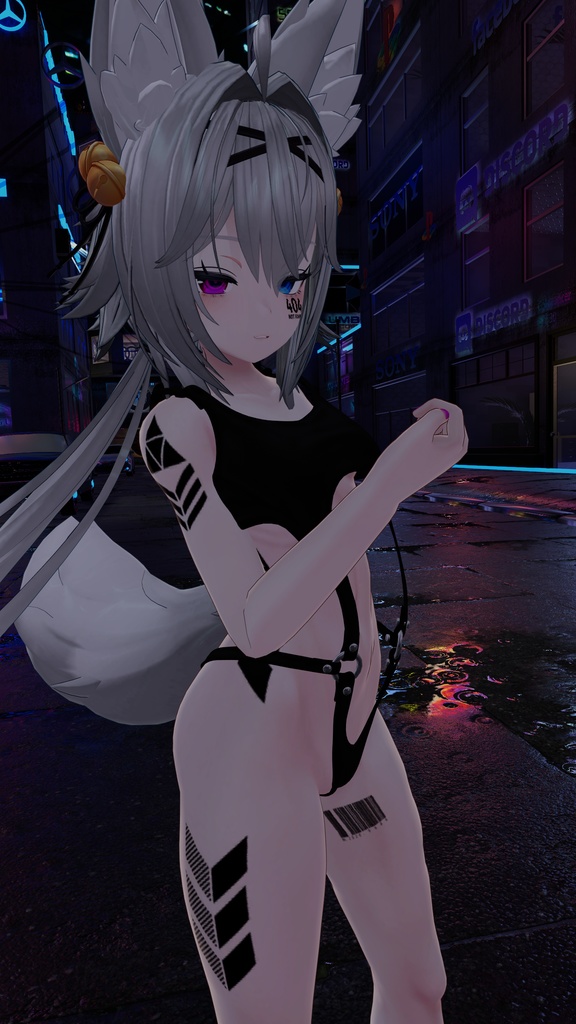 Rindo Cyber Tattoos Body and Face textures