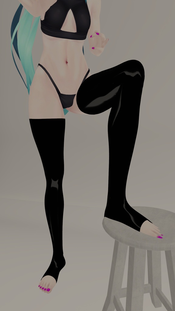 Open Toe Socks For Rindo, Kikyo, Manuka