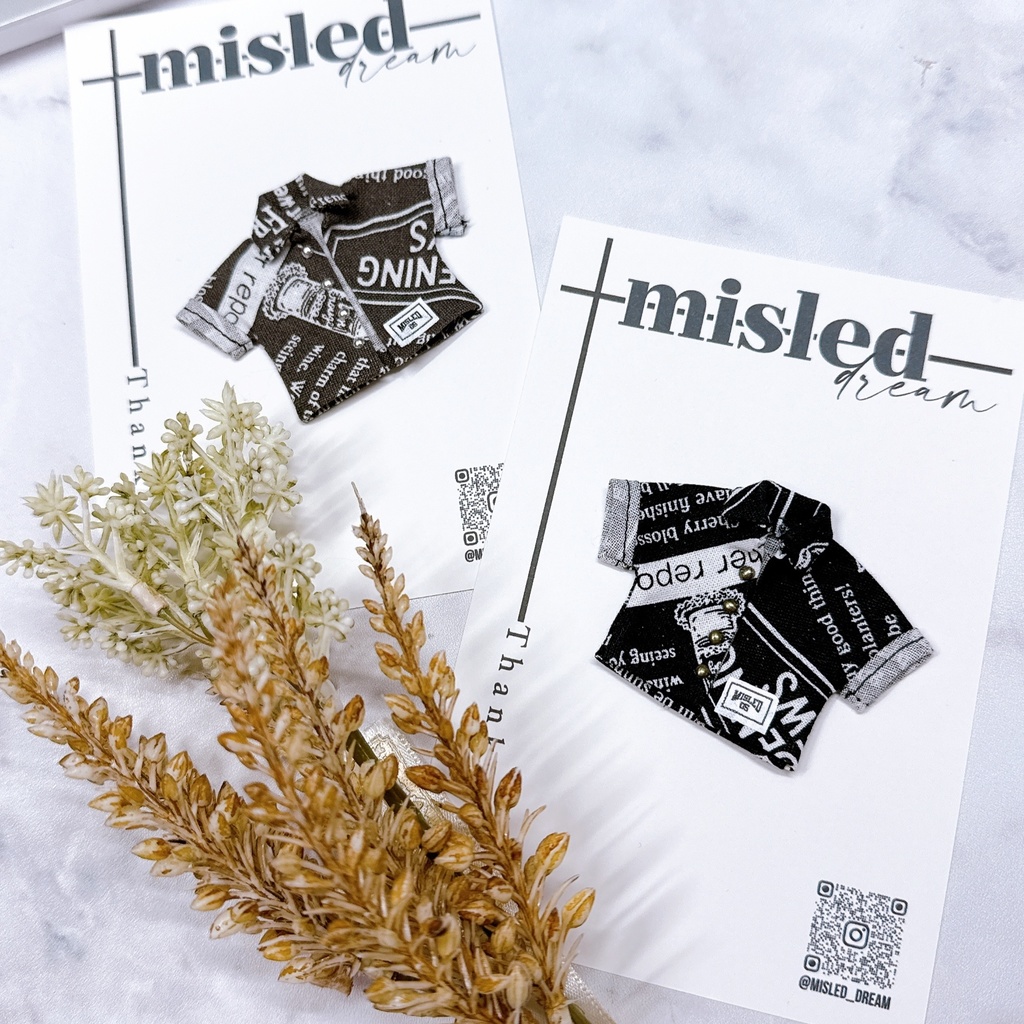 モノクロ オビツ11 ねんどろいど ドール服 シャツ ジャケット 男