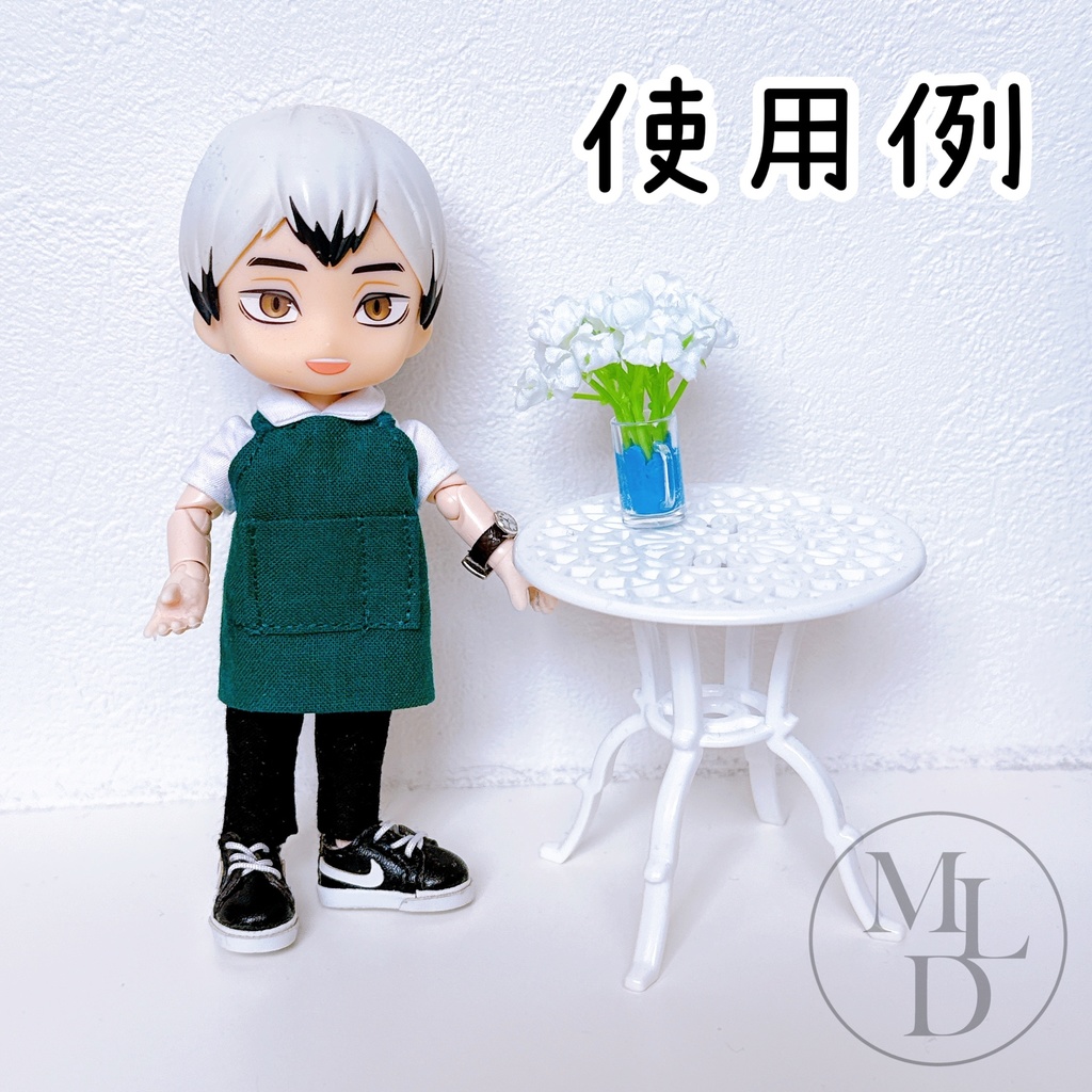 オビツ11 ねんどろいど ドール服 エプロン おまけ付き