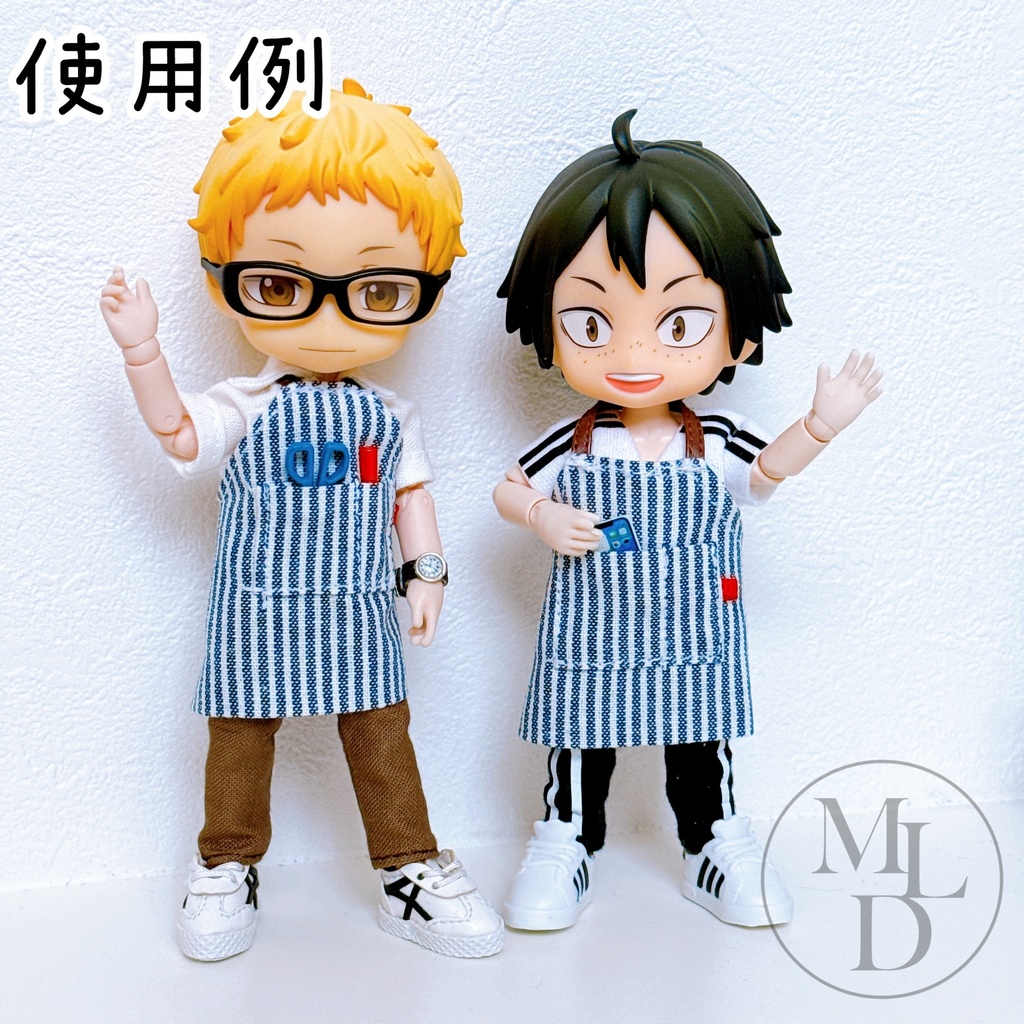 オビツ11 ねんどろいど ドール服 エプロン おまけ付き