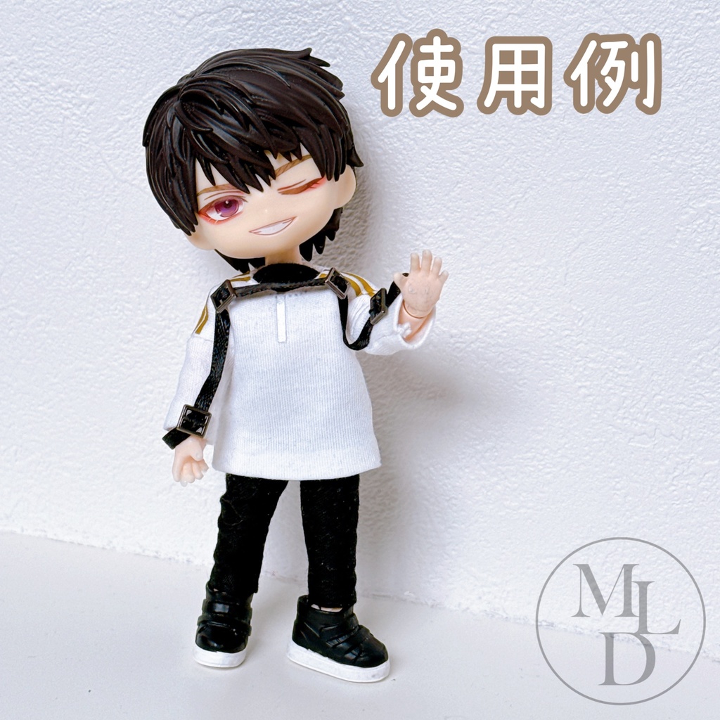 オビツ11 ドール服 パーカー 男 恋と深空 マヒル コスプレ