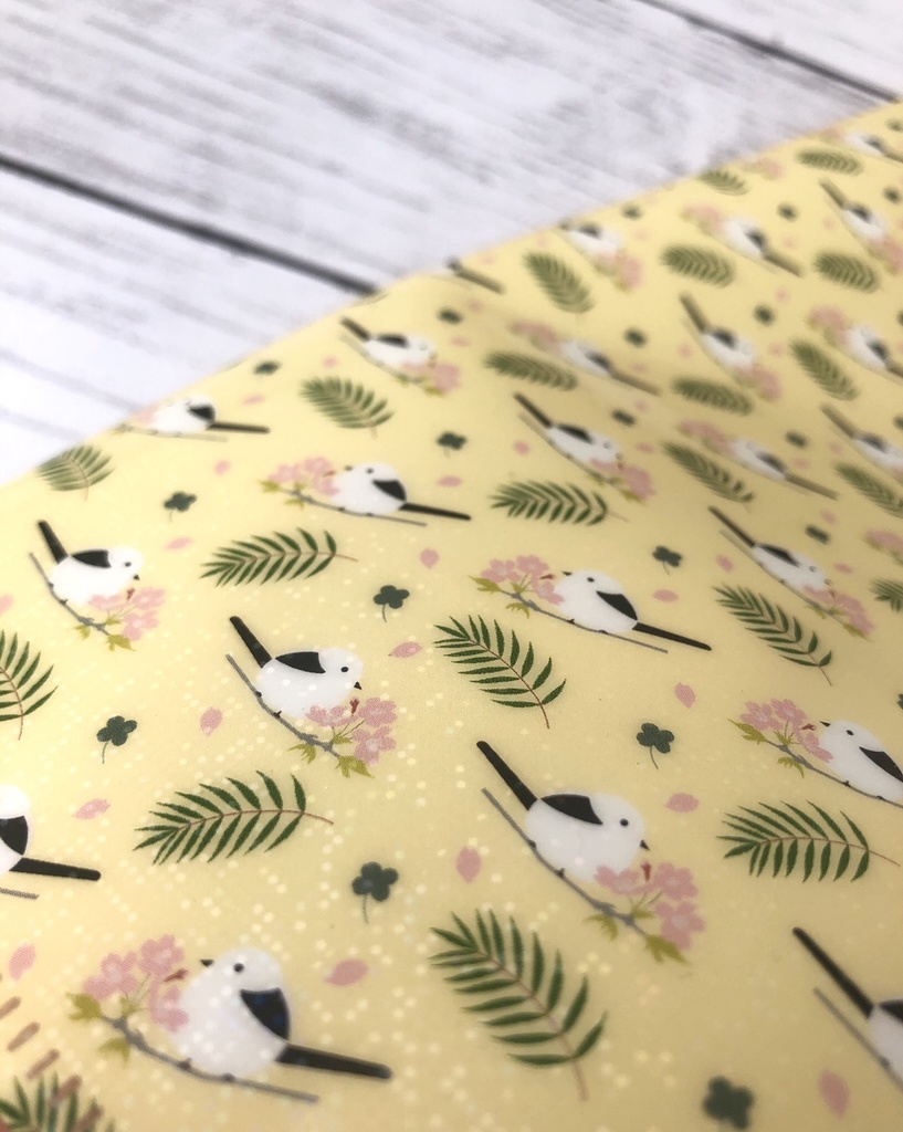 シマエナガ クリアファイル(黄)