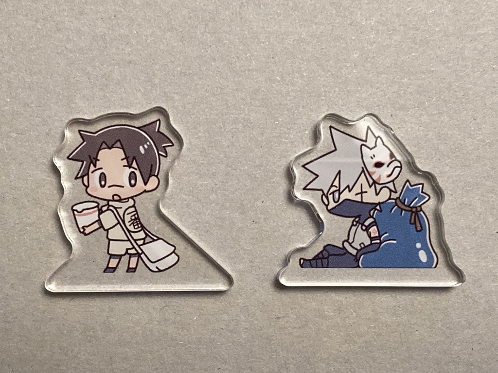 仔イルカちゃんと暗部くんのアクスタセット