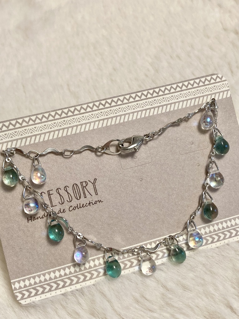 うみ色のブレスレット