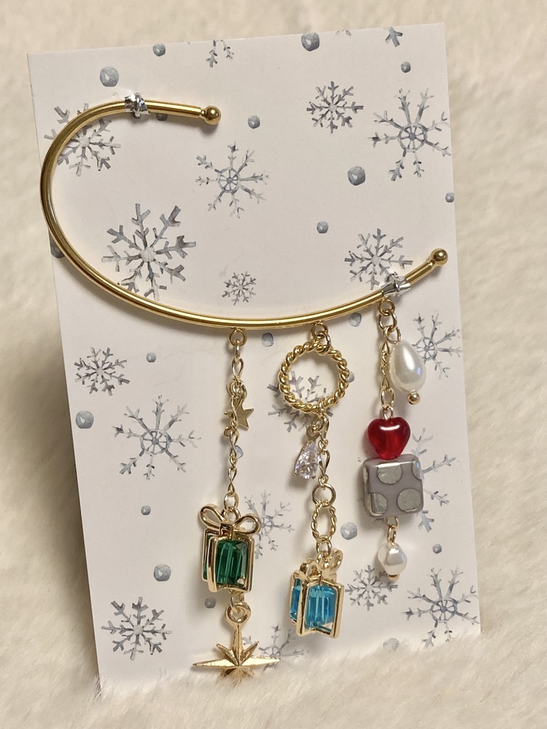 kkirクリスマスなイヤーフック