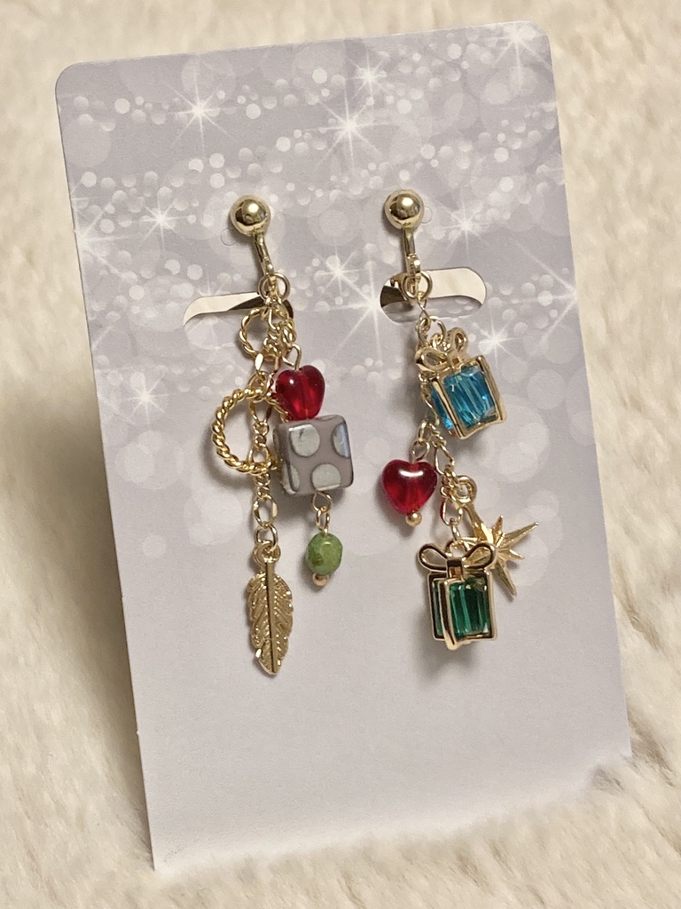 kkirクリスマスなイヤリング