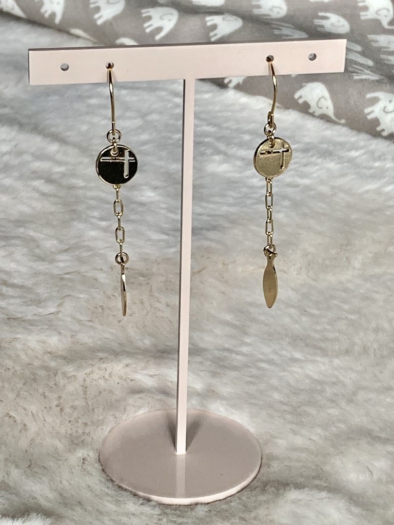 傷概念のピアス
