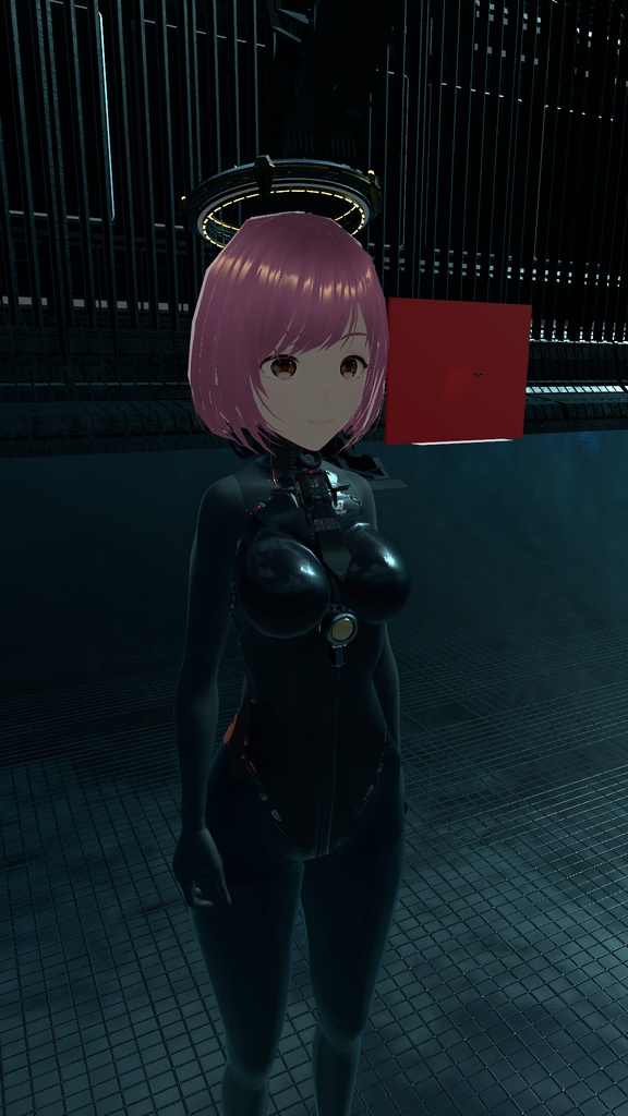 【VRoid】Blue Bodysuit Texture & Material for VRoid Female