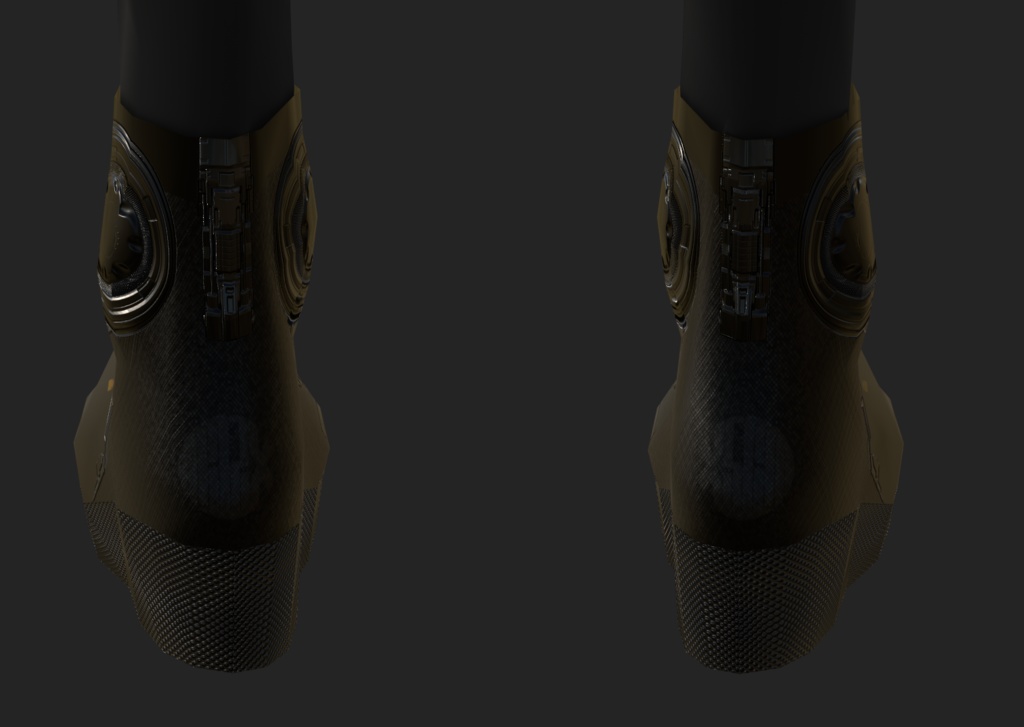 【VRoid】VRoid Mech Boots Texture/Material