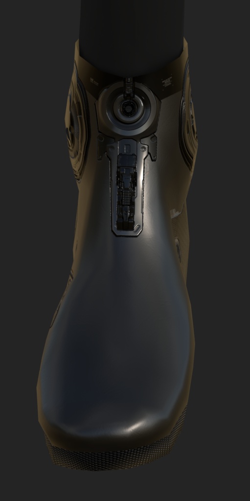 【VRoid】VRoid Mech Boots Texture/Material