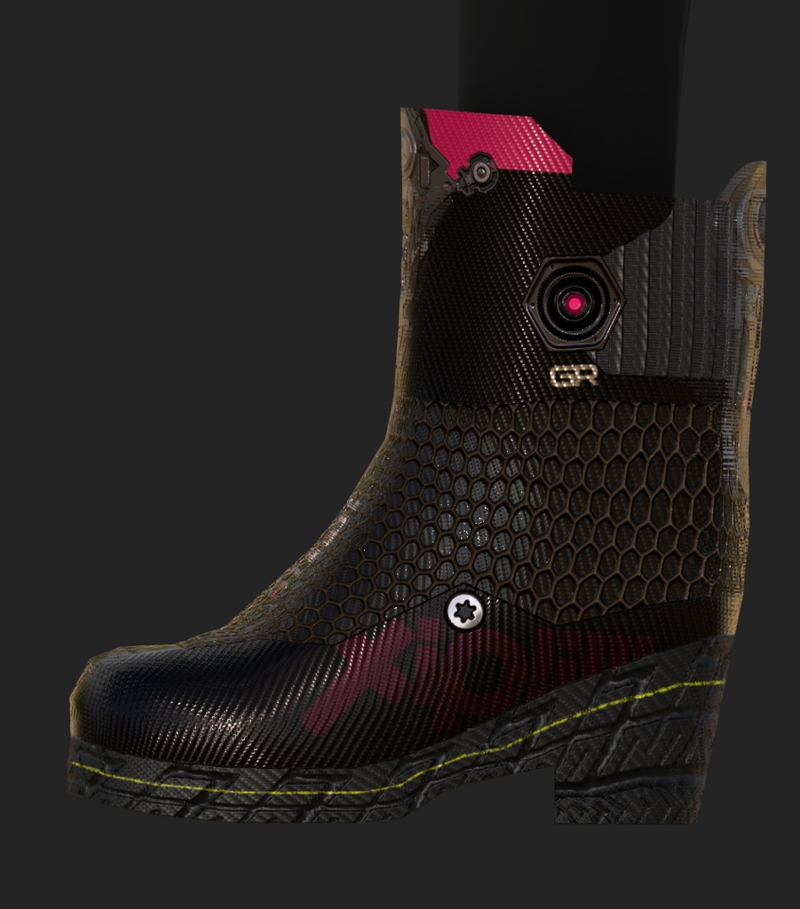 【VRoid】VRoid Mech Boots2 Texture/Material