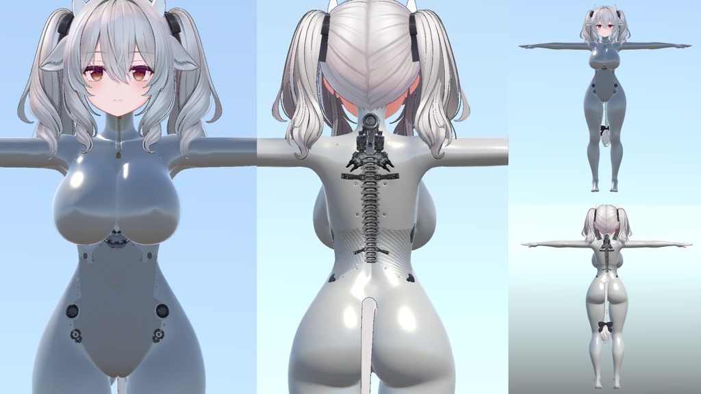 Milltina Level Zero SkinSuit PBR Materials / Textures