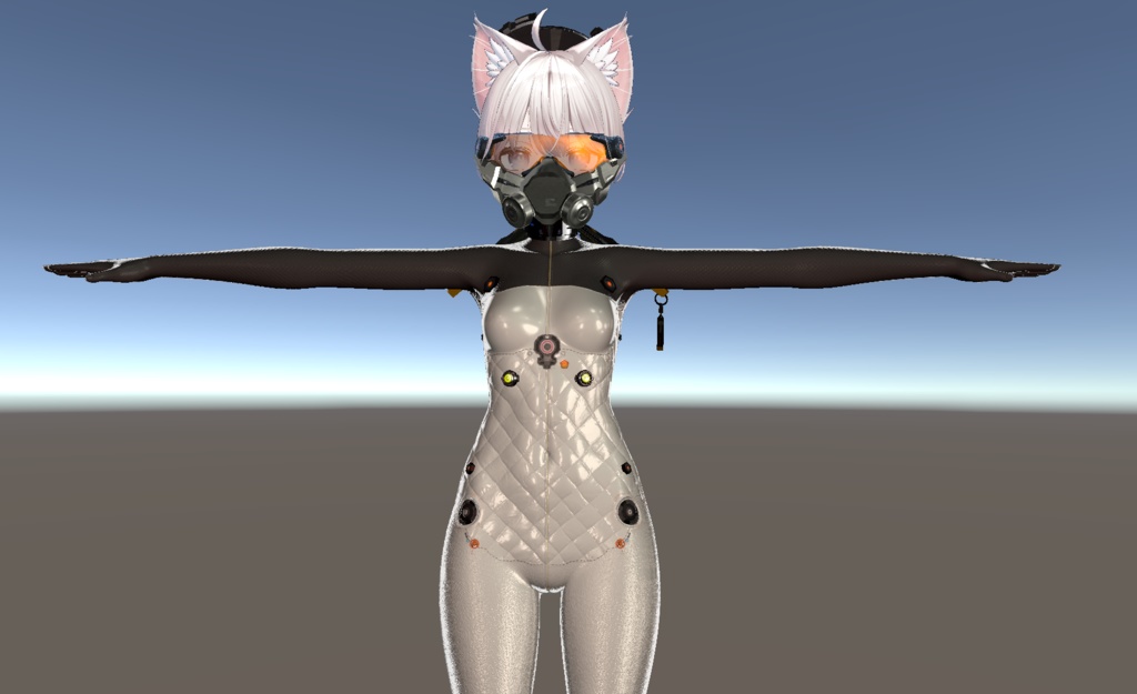 Shinano Test Pilot Suit PBR Material / Textures