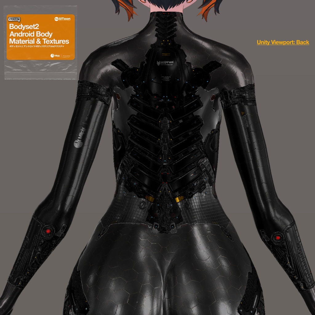 Bodyset2 Android Body PBR Material / Textures