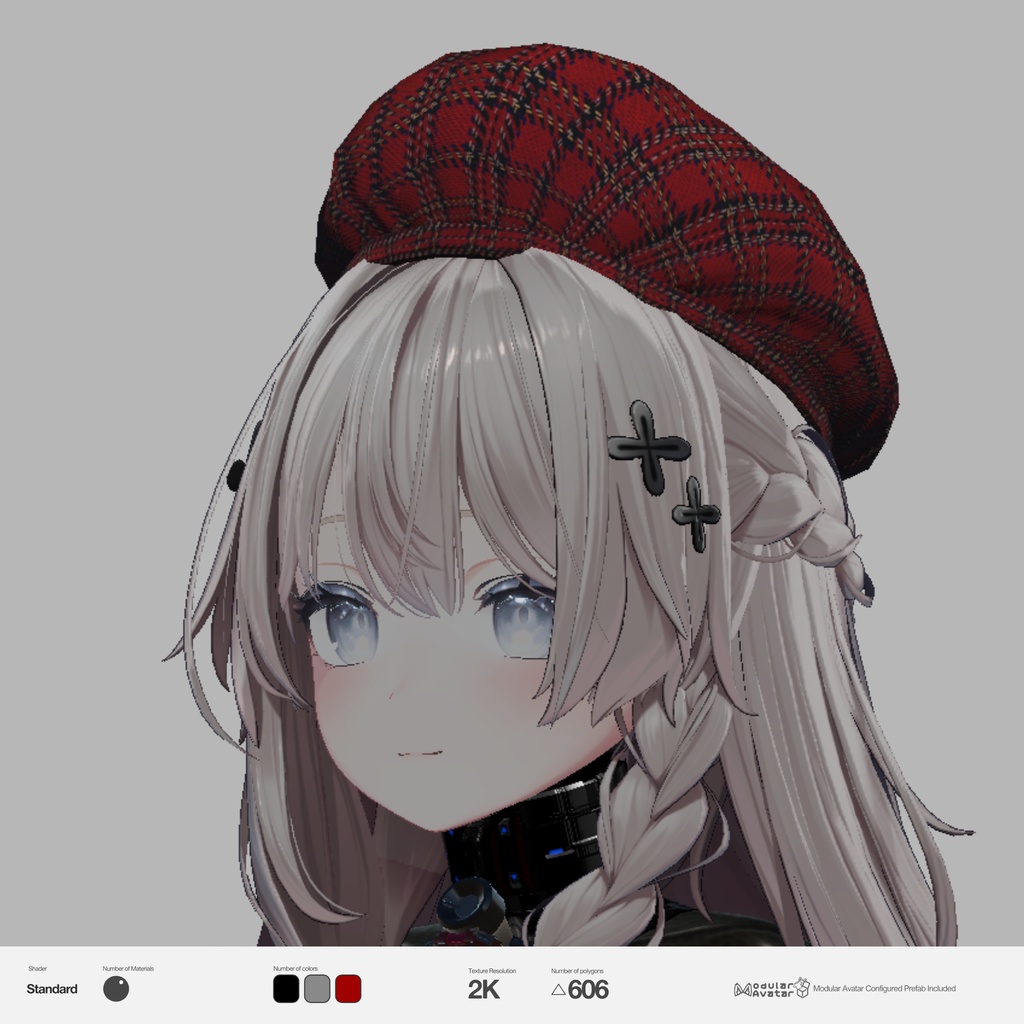 Low Poly Beret