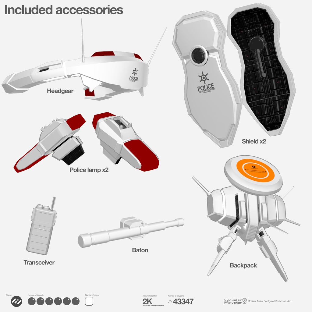 Milltina Police Armor
