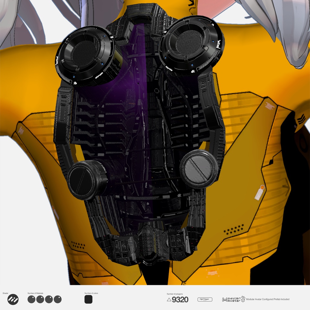 Milltina UpperDorsal Housing