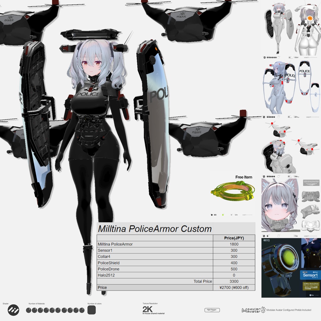 Milltina PoliceArmor Custom